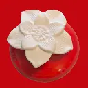 Diffuseur de parfum rouge, fleur de lotus à mêche.webp