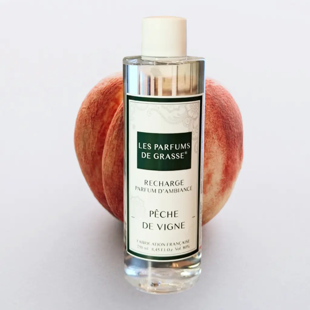 Parfum d'ambiance recharge pêche de vigne.webp