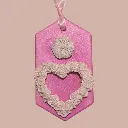 Suspension en platre coeur de roses.webp