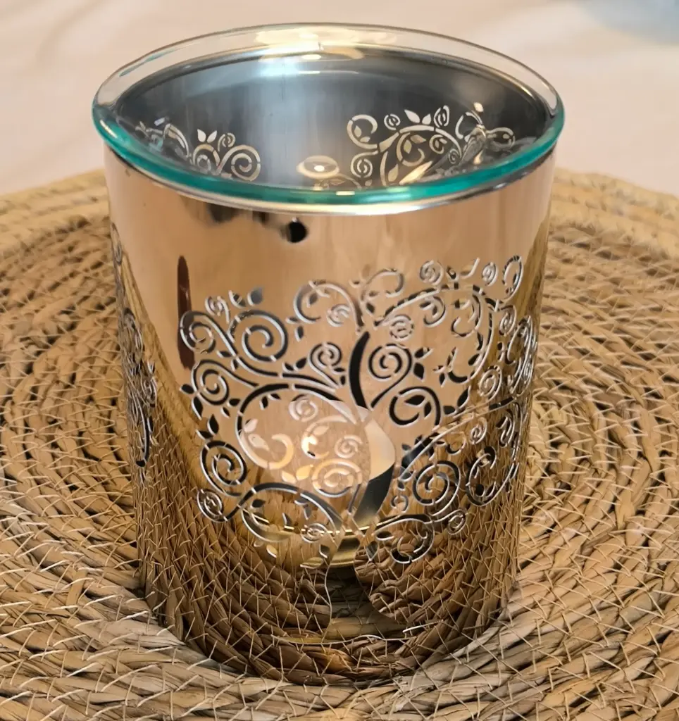 Brûleur de Cire Parfumée Série Métal Arbre Sacré