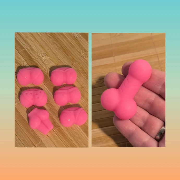 Fondants rigolos (Enterrement de vie de jeune fille ou garçon) (Zizis, Cerise noire explosive)