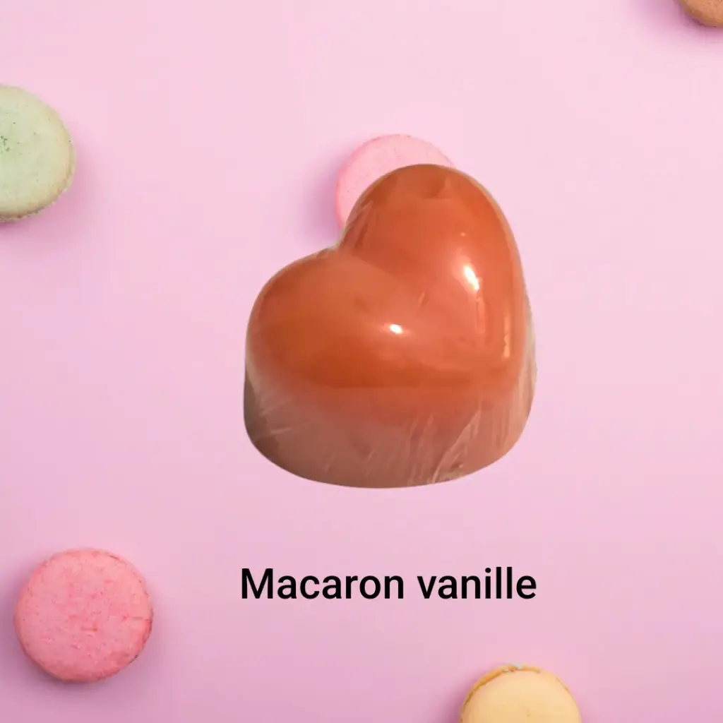 Fondant Macaron vanille * (petit 6 gr)