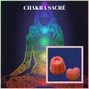 Fondant parfumé Chakra N°2 "Sacré" couleur orange avec les parfums Ylang Ylang, Vétiver.